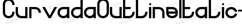 CurvadaOutlineItalic-8L0z字体转换