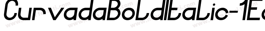 CurvadaBoldItalic-1EdZ字体转换