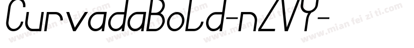 CurvadaBold-nZVY字体转换