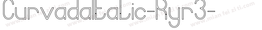 CurvadaItalic-Ryr3字体转换