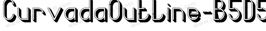 CurvadaOutline-B5D5字体转换