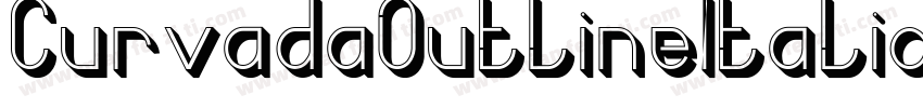 CurvadaOutlineItalic-8L0z字体转换