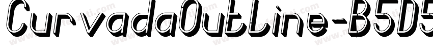CurvadaOutline-B5D5字体转换