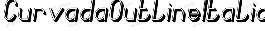 CurvadaOutlineItalic-8L0z字体转换