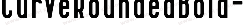 CurveRoundedBold-8Jm2字体转换