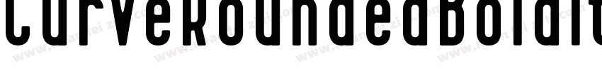 CurveRoundedBoldItalic-BKl3字体转换