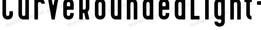 CurveRoundedLight-Movw字体转换