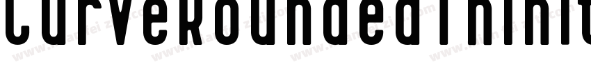 CurveRoundedThinItalic-KXKA字体转换