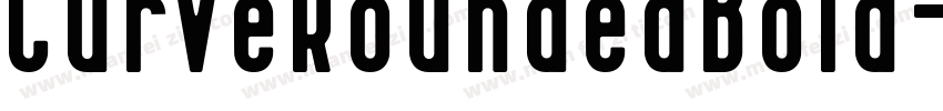 CurveRoundedBold-8Jm2字体转换