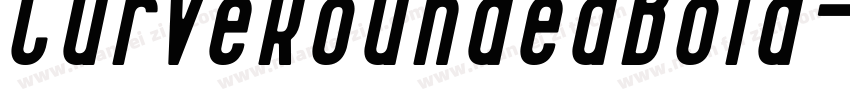 CurveRoundedBold-8Jm2字体转换
