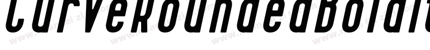 CurveRoundedBoldItalic-BKl3字体转换