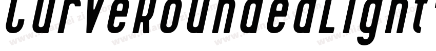 CurveRoundedLight-Movw字体转换