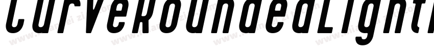 CurveRoundedLightItalic-rolp字体转换
