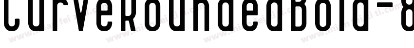 CurveRoundedBold-8Jm2字体转换