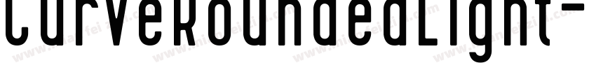 CurveRoundedLight-Movw字体转换