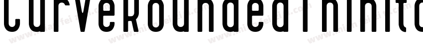 CurveRoundedThinItalic-KXKA字体转换