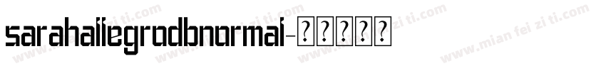 sarahallegrodbnormal字体转换