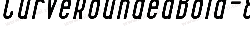 CurveRoundedBold-8Jm2字体转换