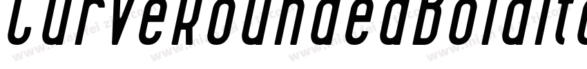 CurveRoundedBoldItalic-BKl3字体转换