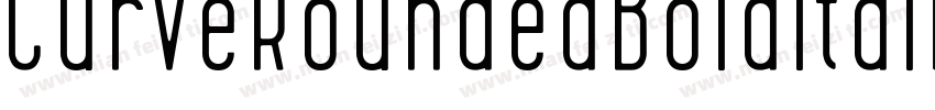 CurveRoundedBoldItalic-BKl3字体转换