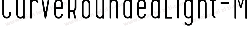 CurveRoundedLight-Movw字体转换