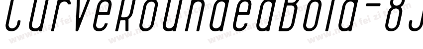 CurveRoundedBold-8Jm2字体转换