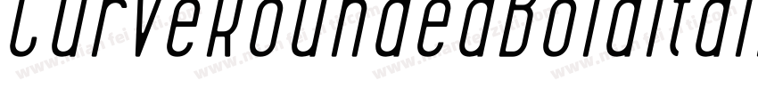 CurveRoundedBoldItalic-BKl3字体转换