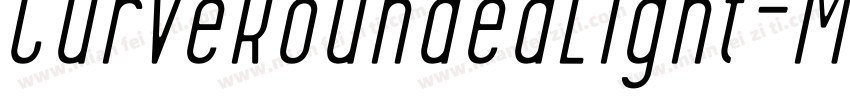 CurveRoundedLight-Movw字体转换