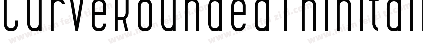 CurveRoundedThinItalic-KXKA字体转换
