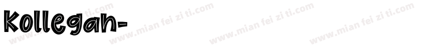 Kollegan字体转换