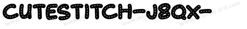 CuteStitch-J8qx字体转换