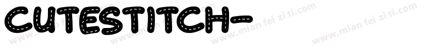 cuteStitch字体转换