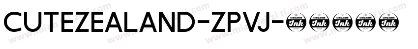 CuteZealand-ZPvJ字体转换