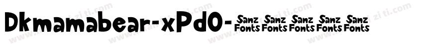 Dkmamabear-xPd0字体转换