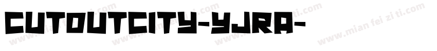 CutoutCity-YjRa字体转换