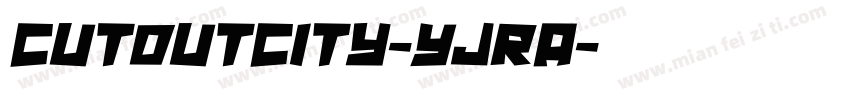 CutoutCity-YjRa字体转换