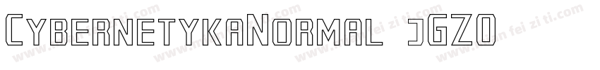 CybernetykaNormal-jGZ0字体转换