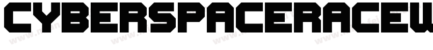 CyberspaceRacewayBack-9arj字体转换