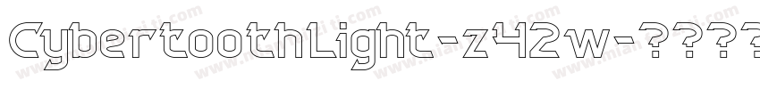 CybertoothLight-z42w字体转换
