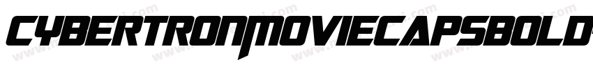 CybertronMoviecapsBold-XeWo字体转换