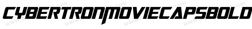 CybertronMoviecapsBold-XeWo字体转换