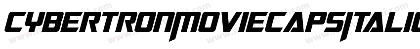 CybertronMoviecapsItalic-4MW9字体转换