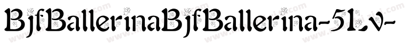 BjfBallerinaBjfBallerina-5Lv字体转换
