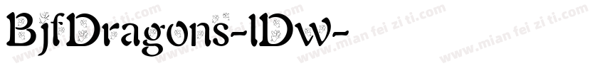 BjfDragons-lDw字体转换