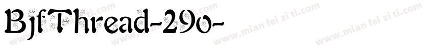 BjfThread-29o字体转换