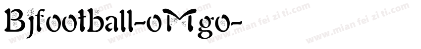 Bjfootball-oMgo字体转换