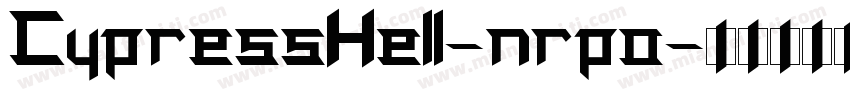 CypressHell-nrp0字体转换