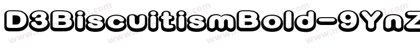 D3BiscuitismBold-9YnZ字体转换