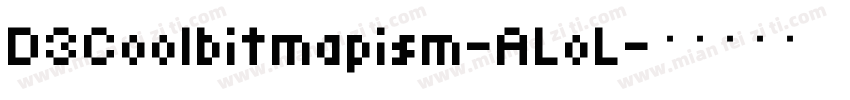 D3Coolbitmapism-ALoL字体转换