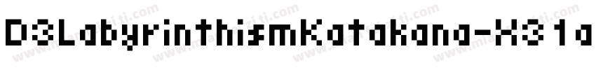 D3LabyrinthismKatakana-X31a字体转换